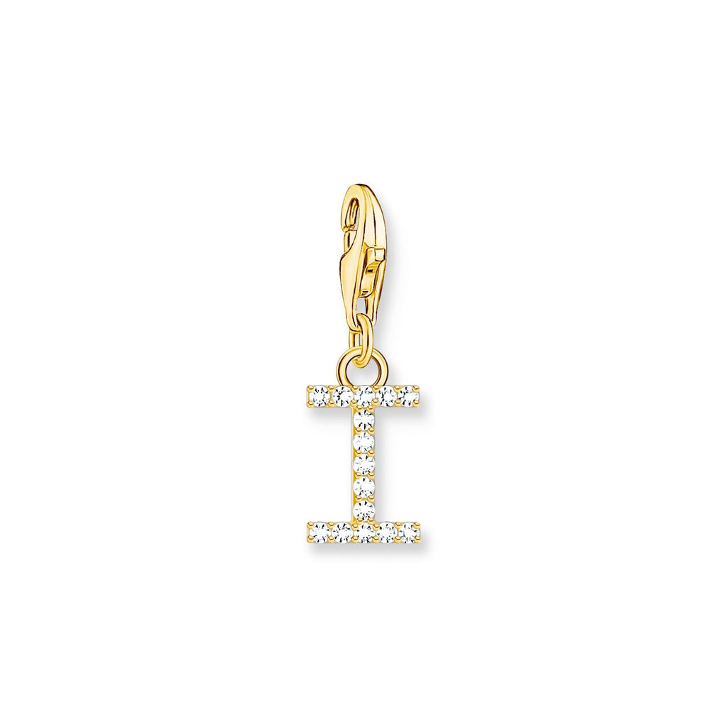 THOMAS SABO Charm Pendant Letter I Gold Plated