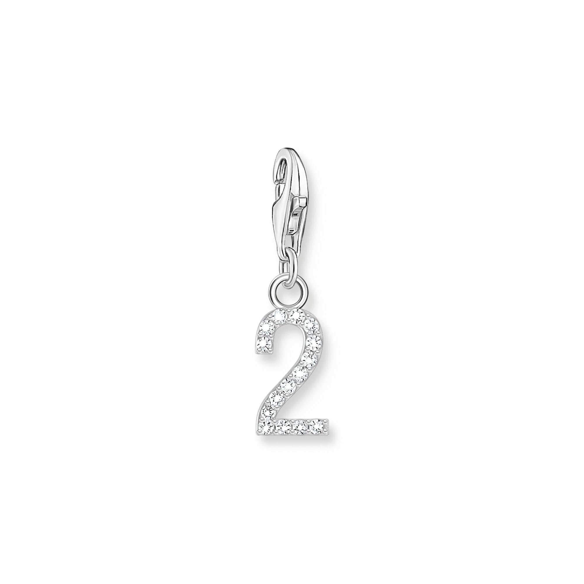 THOMAS SABO Charm Pendant Number "2" Silver