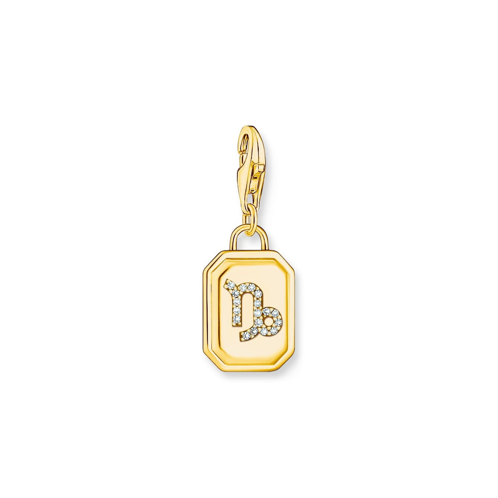 THOMAS SABO Charm Pendant Capricorn Zodiac Sign Gold