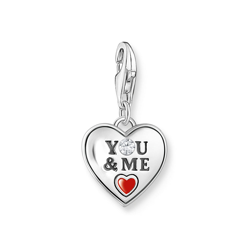 THOMAS SABO Heart charm YOU & ME