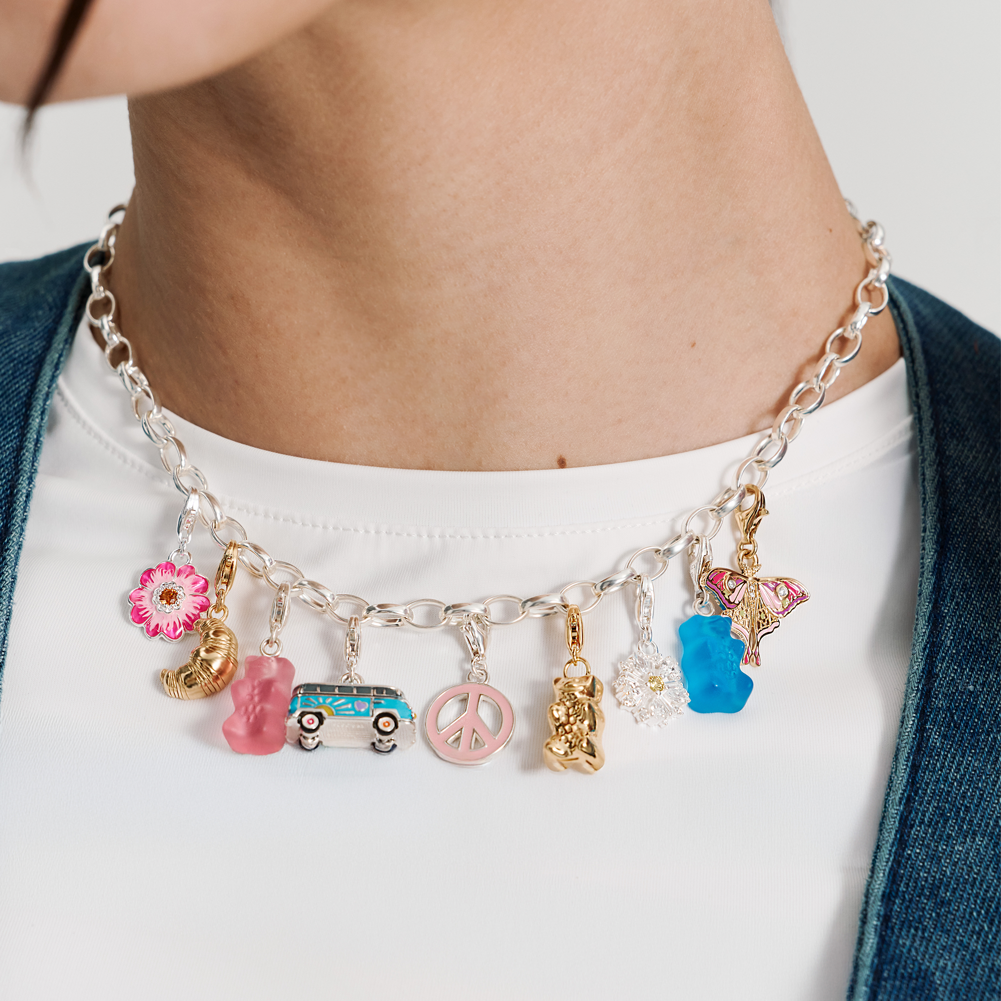 THOMAS SABO Charm pendant Gold HARIBO goldbear