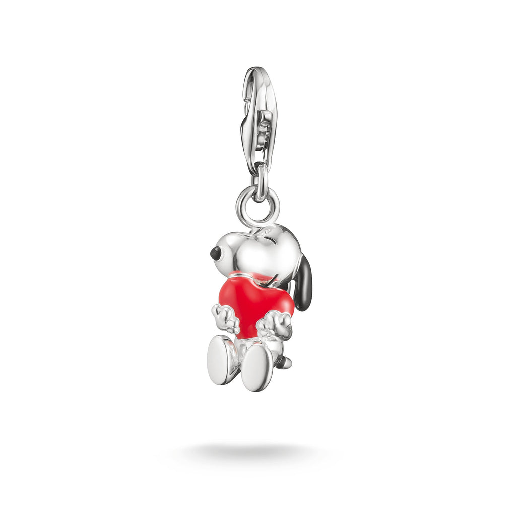 THOMAS SABO Charm Pendant Snoopy & Heart PEANUTS