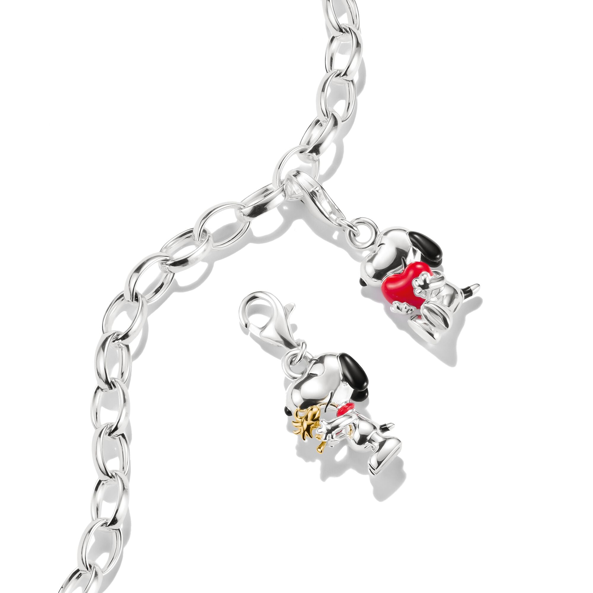 THOMAS SABO Charm Pendant Snoopy & Woodstock PEANUTS