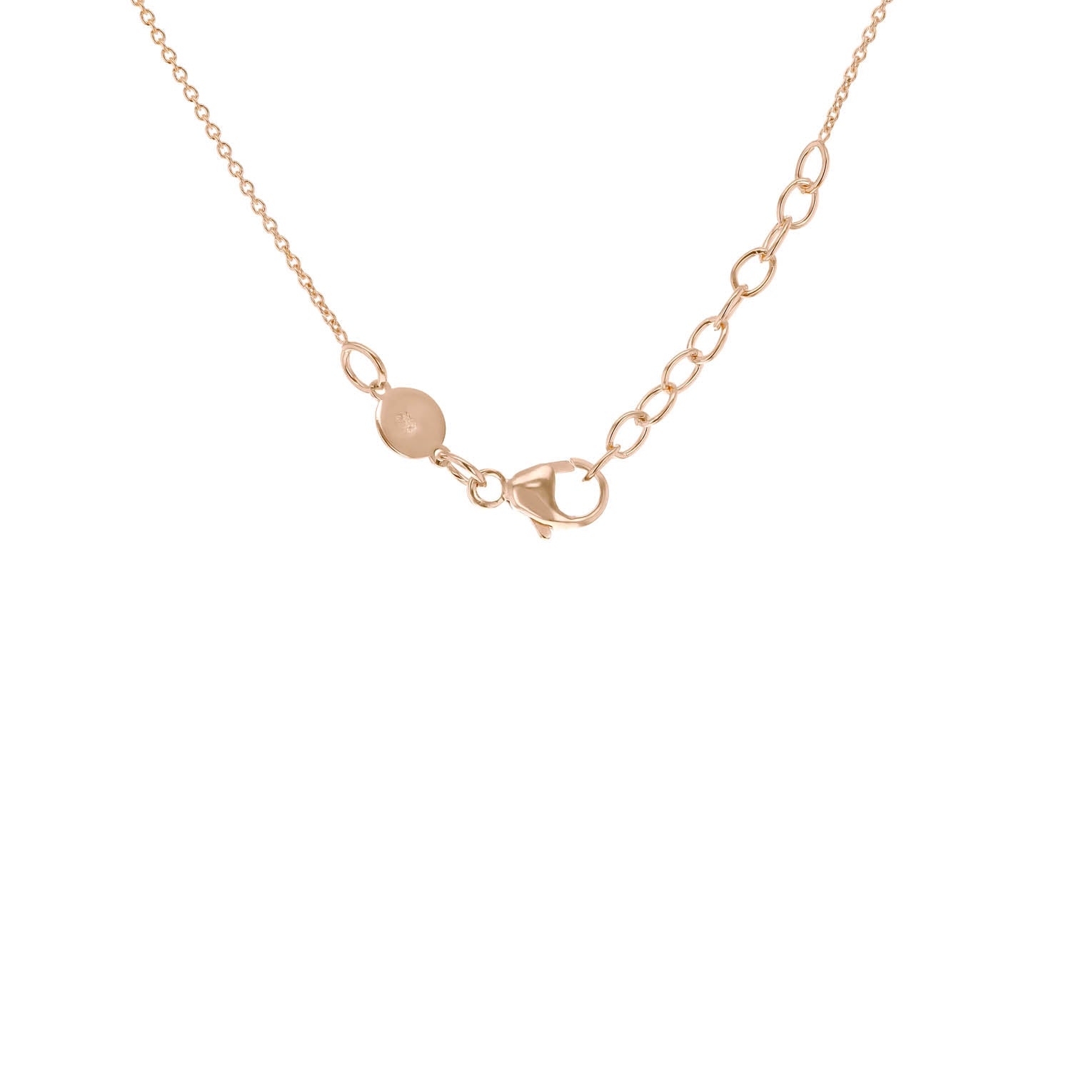 9K Yellow Gold 10mm Disc Adjustable Necklace 41cm-43cm