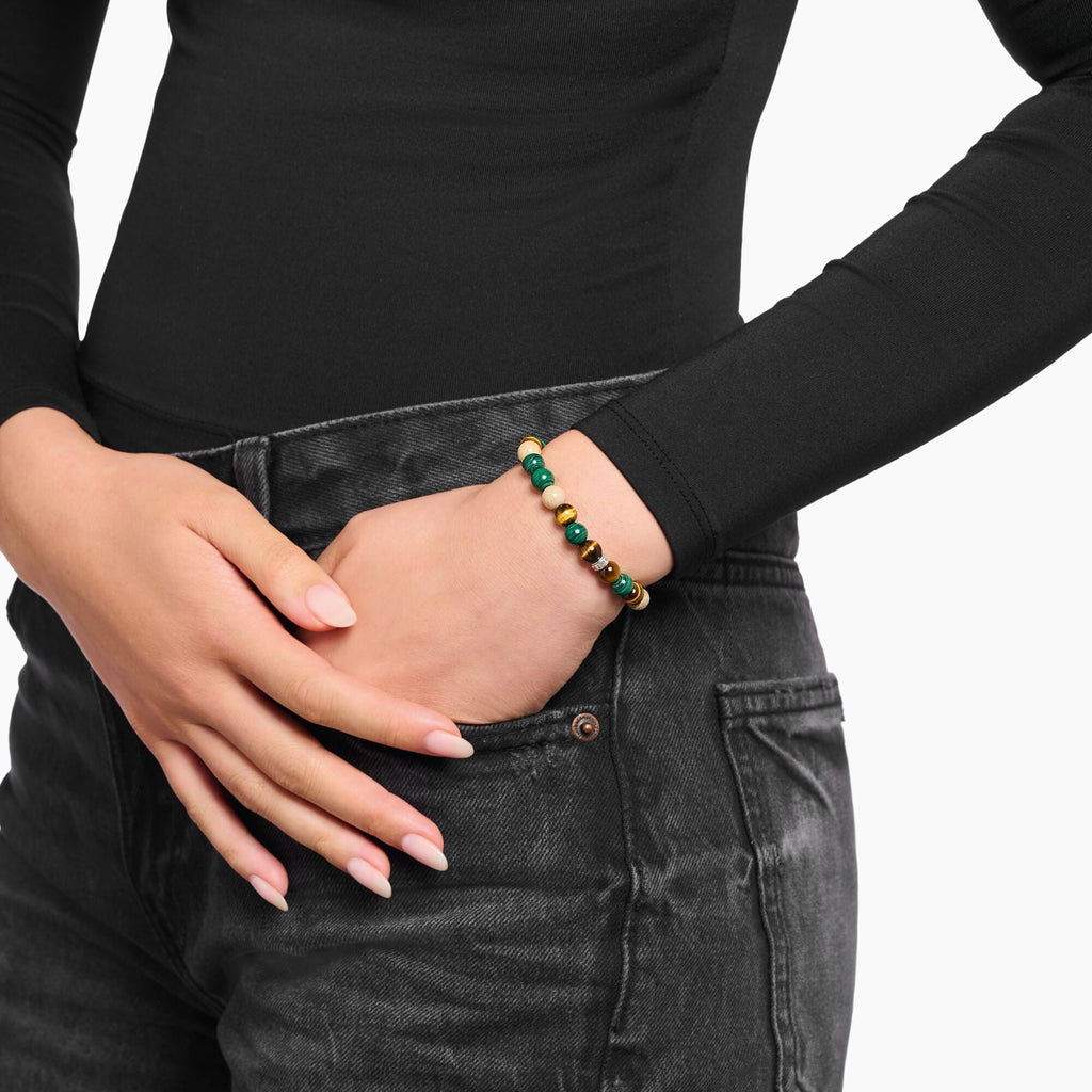 THOMAS SABO Bracelet with earth and green beads