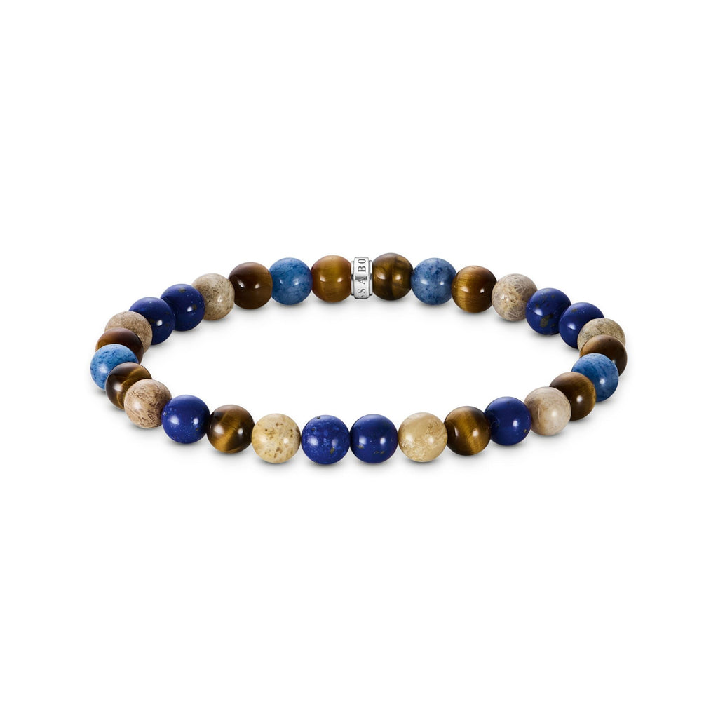 THOMAS SABO Earth and blue beads bracelet
