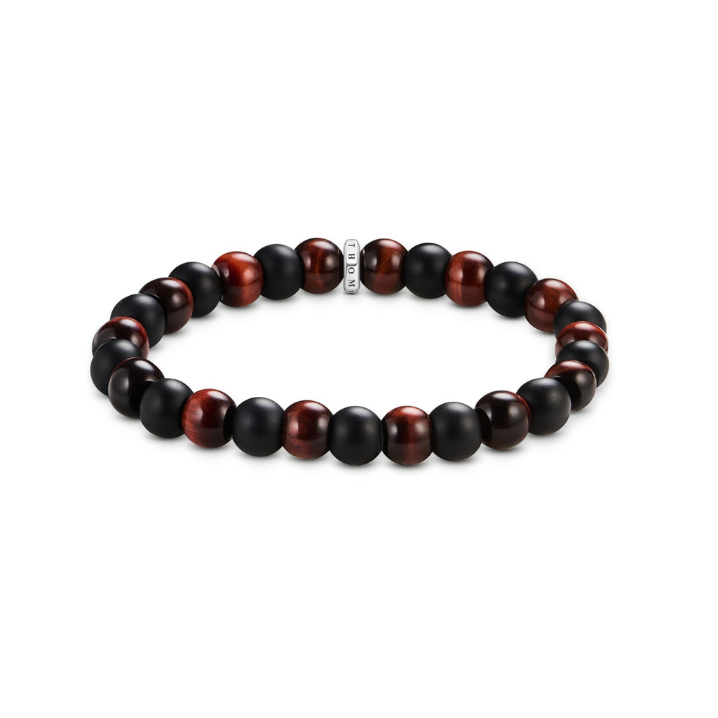THOMAS SABO Obsidian and red tiger's eye Bracelet