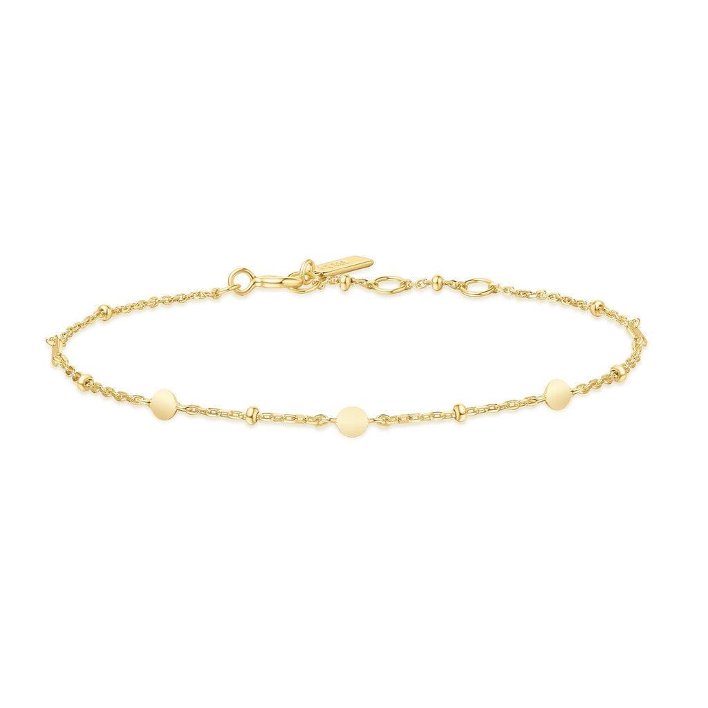 Ania Haie Gold Disc Station Bracelet