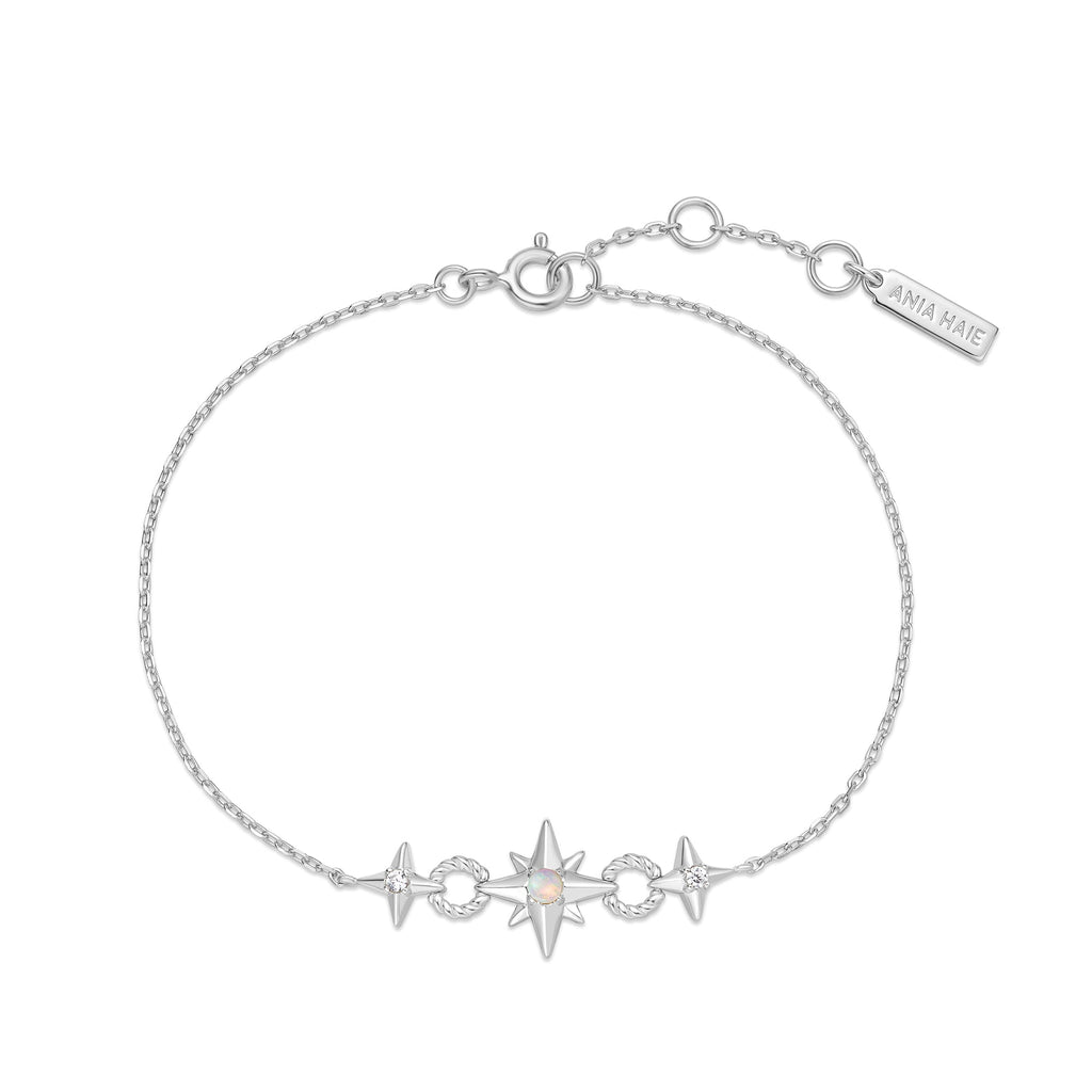Ania Haie Silver Linked Star Bracelet