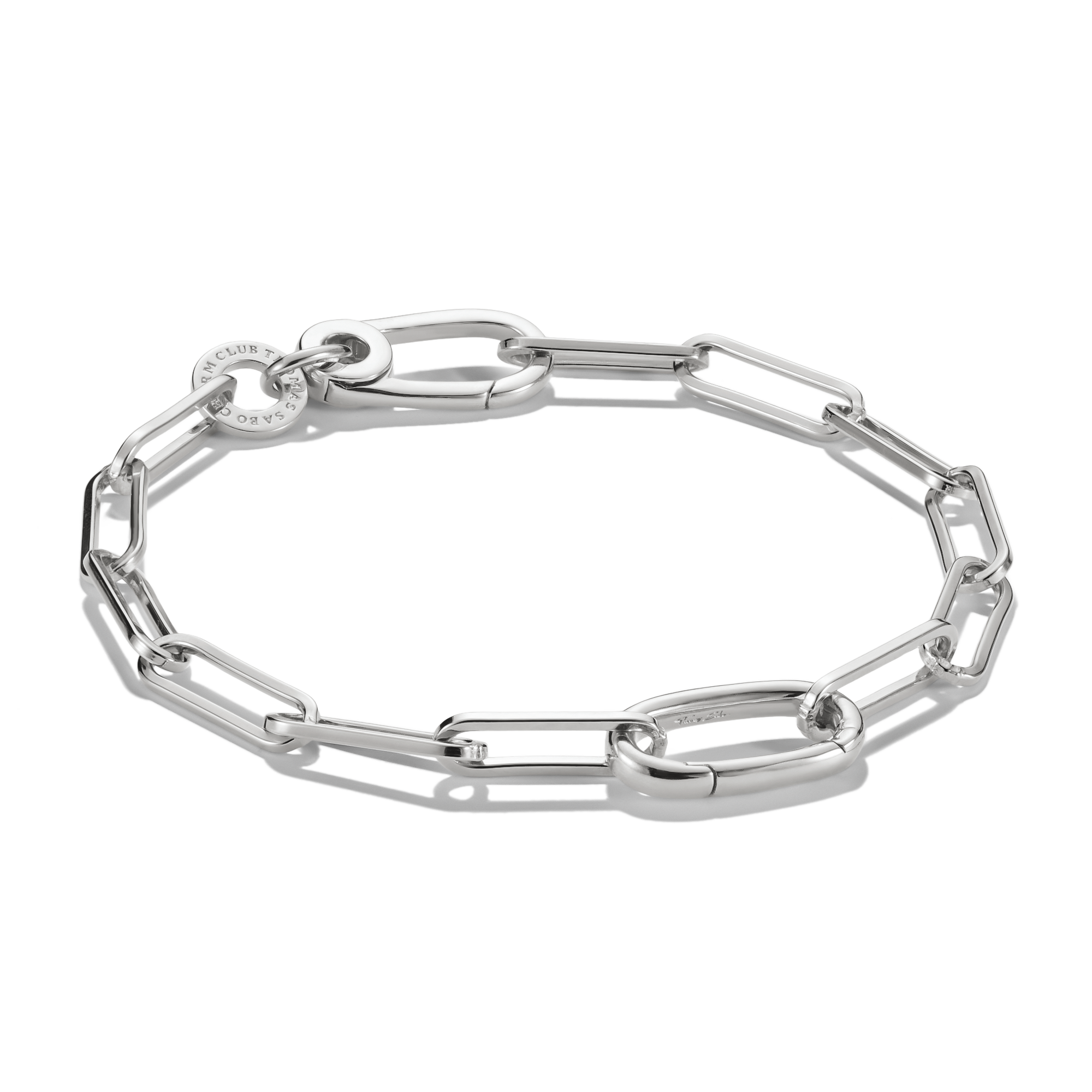 THOMAS SABO Connect Charm bracelet paperclip Silver