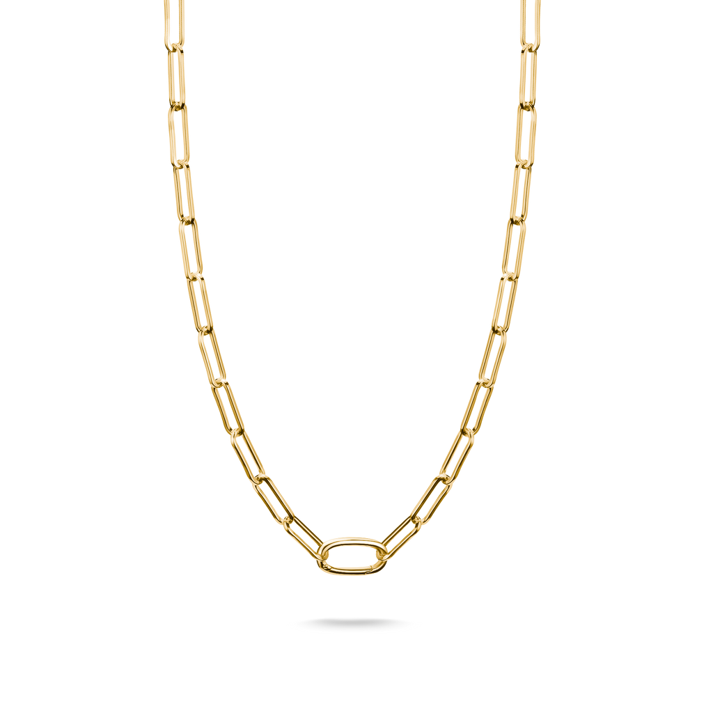 THOMAS SABO Connect Charm necklace paperclip Gold