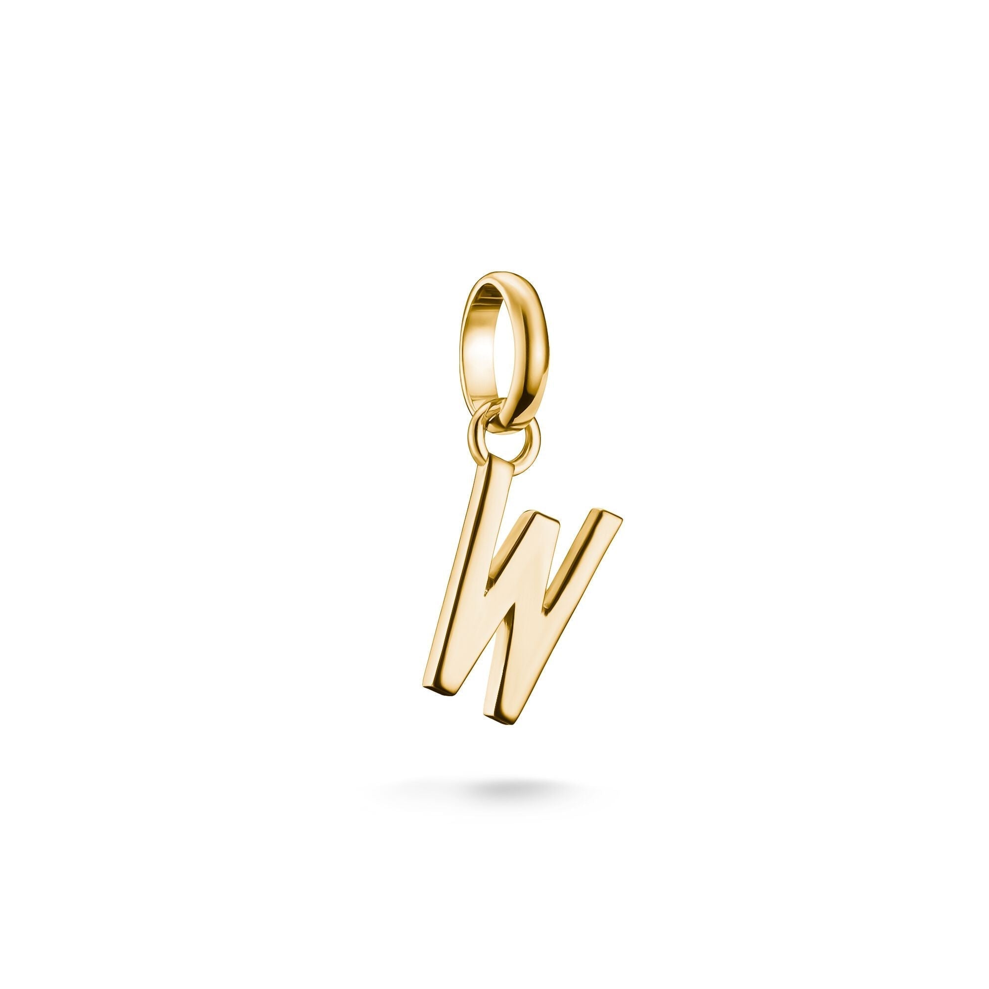 THOMAS SABO Connect Charm letter W Gold