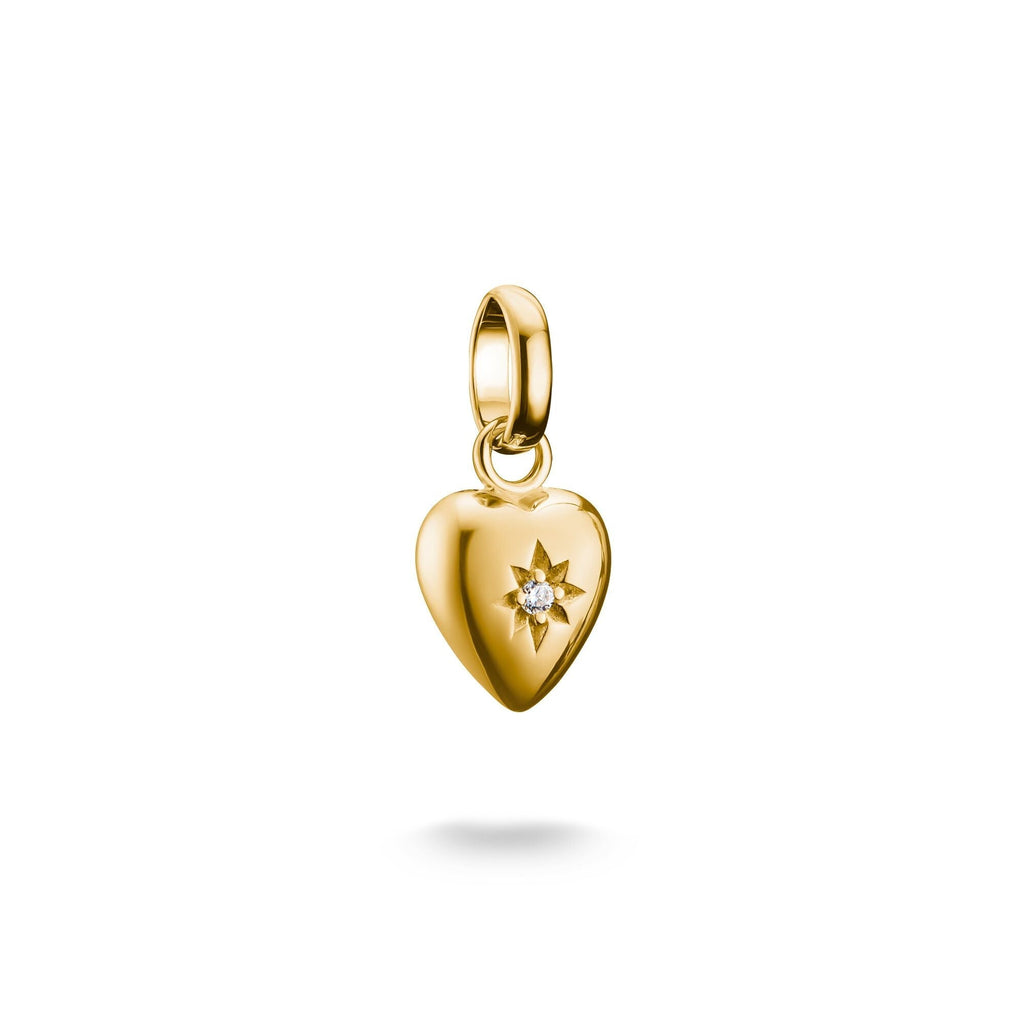 THOMAS SABO Connect Charm gold heart with star