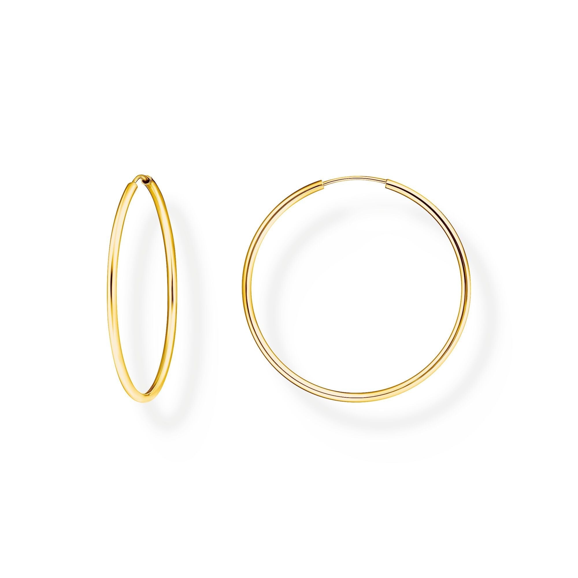 THOMAS SABO Medium Hoop Earrings Gold Plated