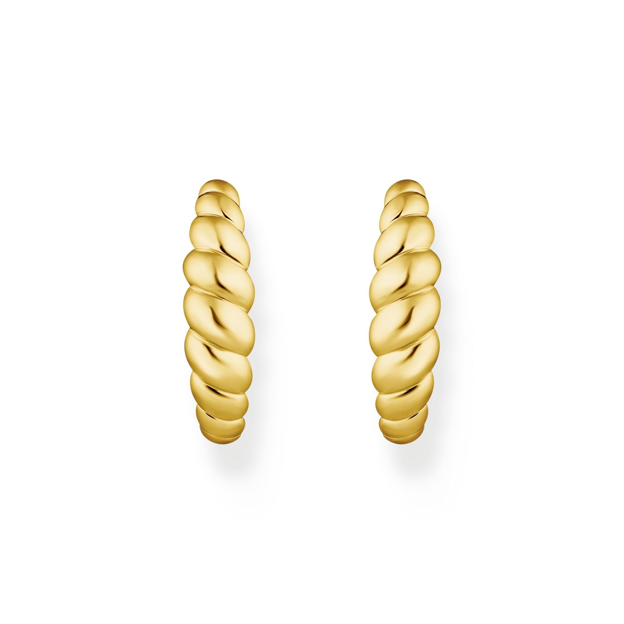 THOMAS SABO Organic shapes twisted hoop earrings