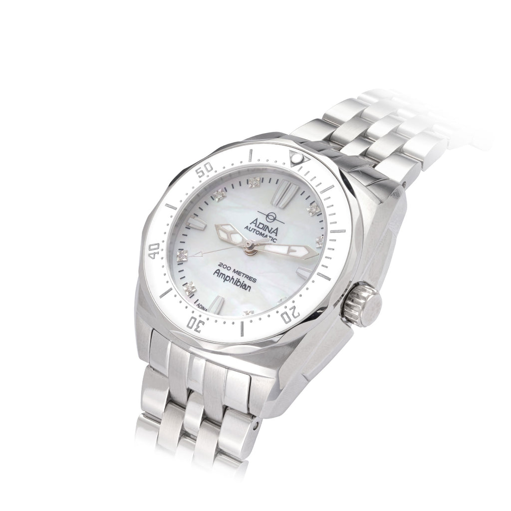 Automatic Amphibian Ladies Diamond Set* Dress Dive Watch