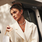 Ania Haie Silver Lobster Clasp Shell Pearl Necklace