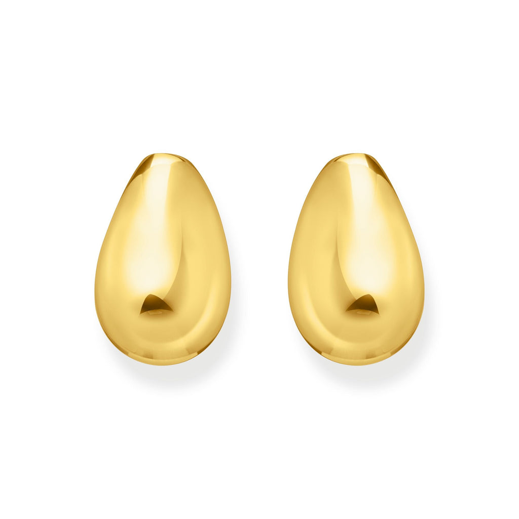THOMAS SABO Ear studs in drop shape gold