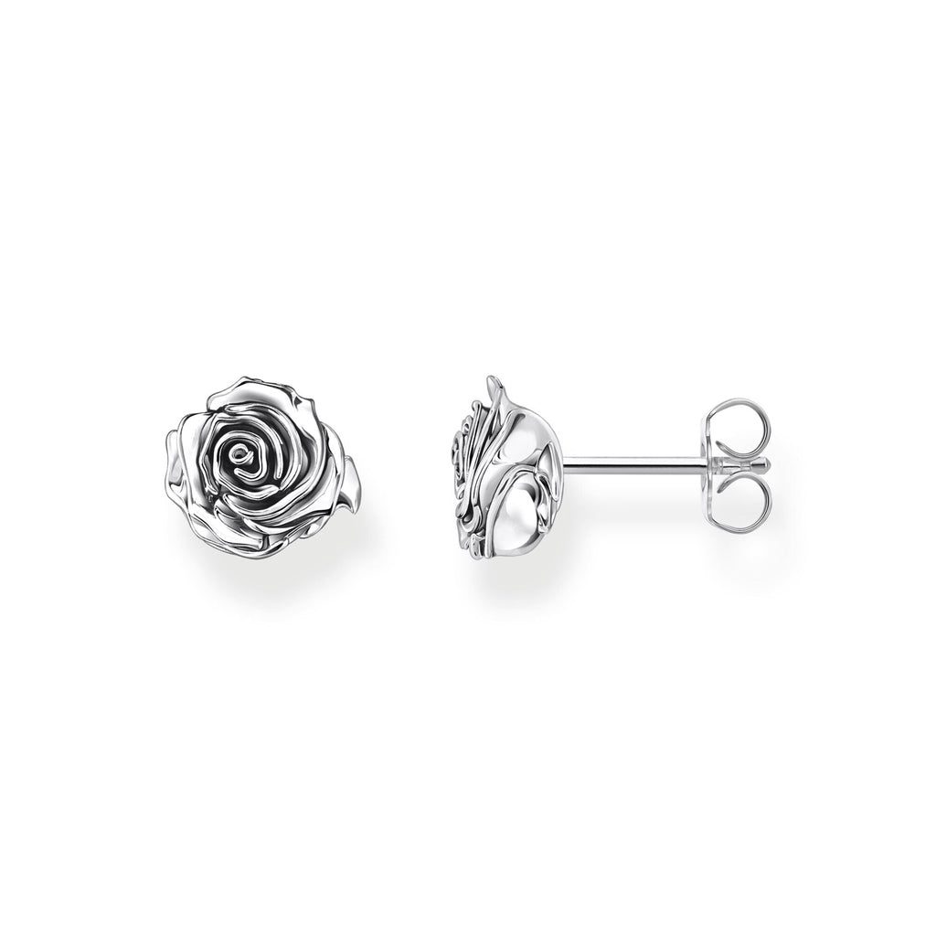 THOMAS SABO Midnight Rose ear studs
