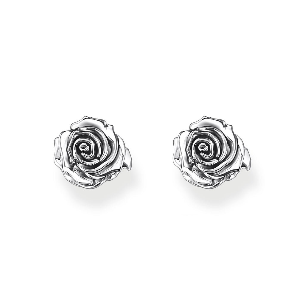 THOMAS SABO Midnight Rose ear studs