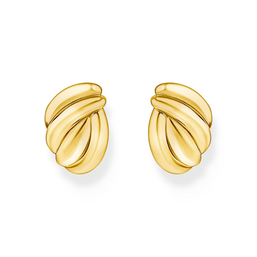 THOMAS SABO Organic shapes ear studs looped
