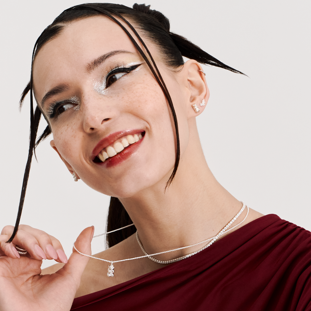 THOMAS SABO Ear studs with Silver HARIBO goldbear