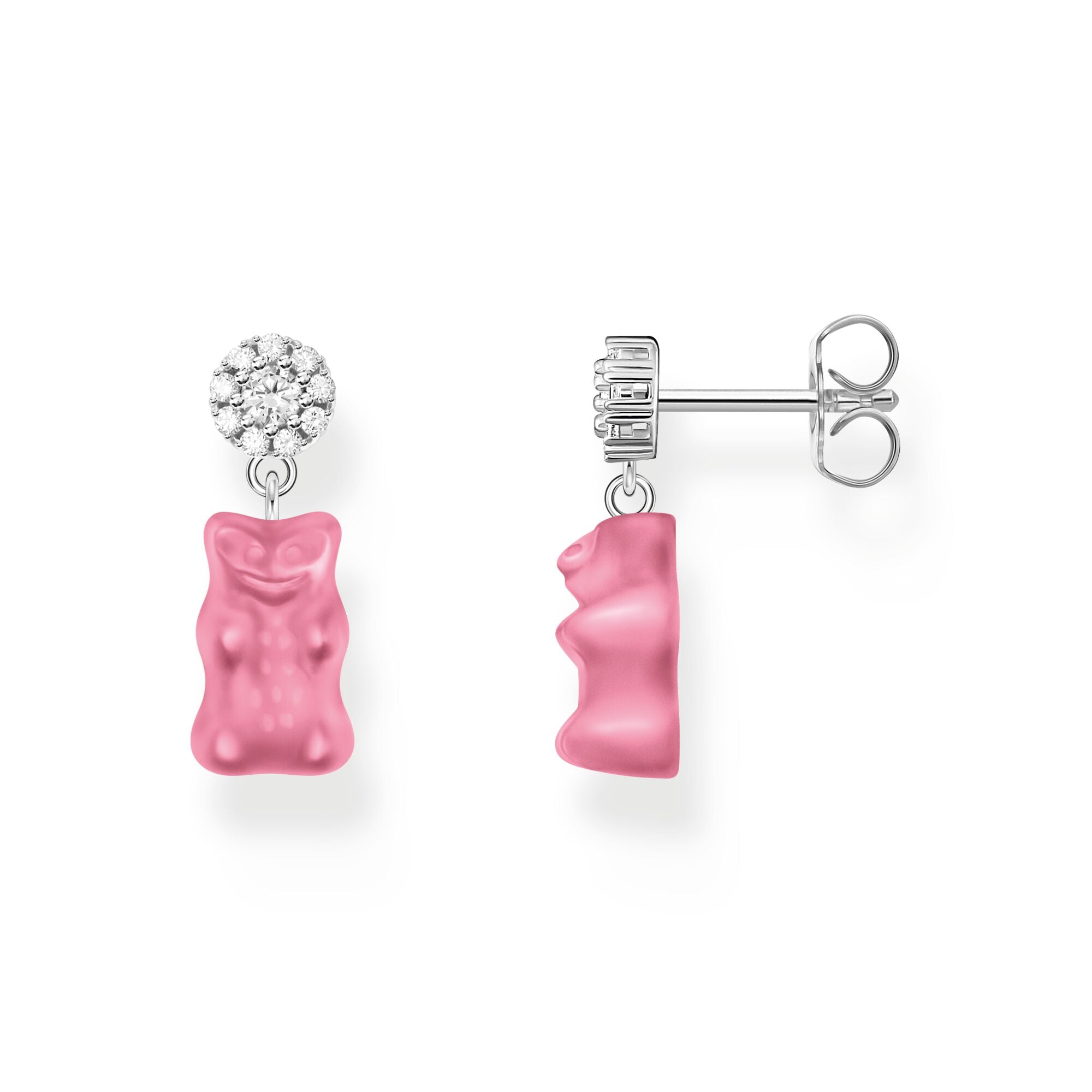 THOMAS SABO Ear Studs with Pink Goldbears