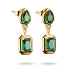 THOMAS SABO Earrings with Green Stones
