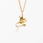 Coral Bay Jewels – Yellow Gold Stingray Pearl Pendant