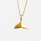 Coral Bay Jewels – Yellow Gold Whale Tail Pendant
