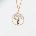 Coral Bay Jewels – Two-Tone Boab Tree Ruby & Diamond Pendant
