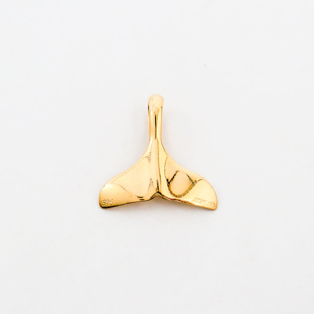 Coral Bay Jewels – Yellow Gold Whale Tail Pendant
