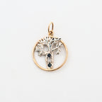 Coral Bay Jewels – Two-Tone Boab Tree Sapphire & Diamond Pendant
