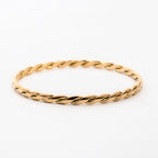 Leon Baker – Yellow Gold Full Twist Bangle