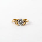 Leon Baker – Yellow Gold 2ct Lab Diamond Ring