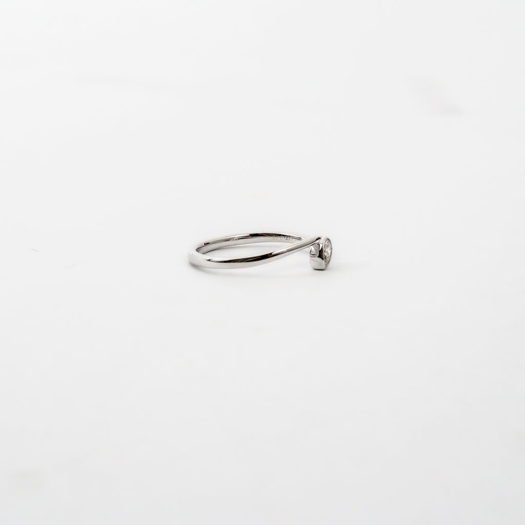 Leon Baker – White Gold Lab Diamond Ring