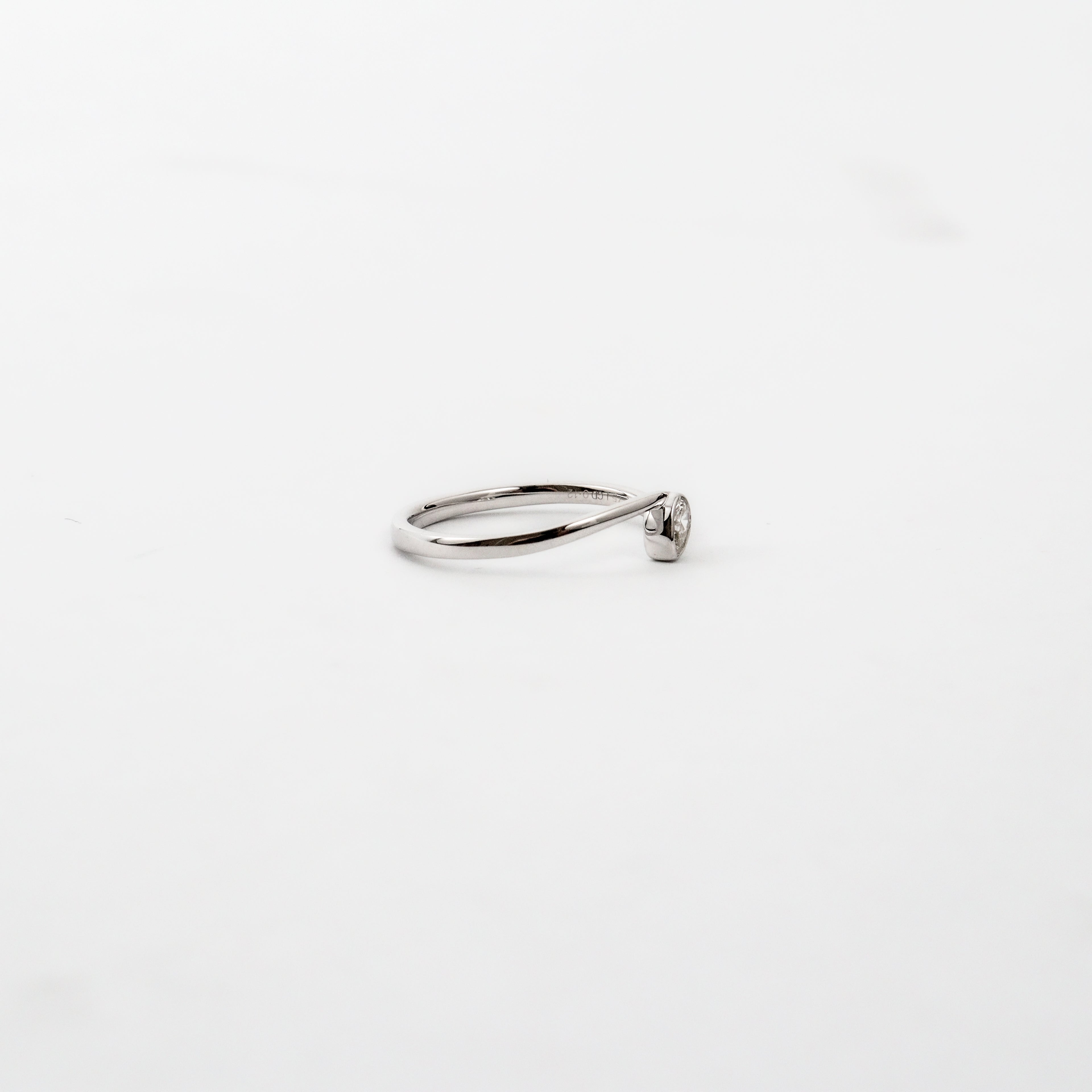 Leon Baker – White Gold Lab Diamond Ring