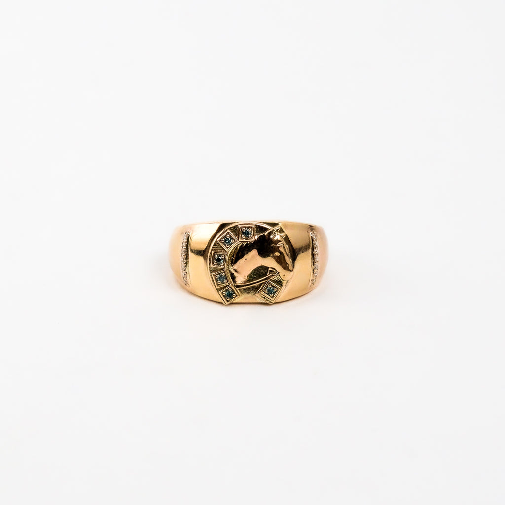 Leon Baker – Gold Horse Ring