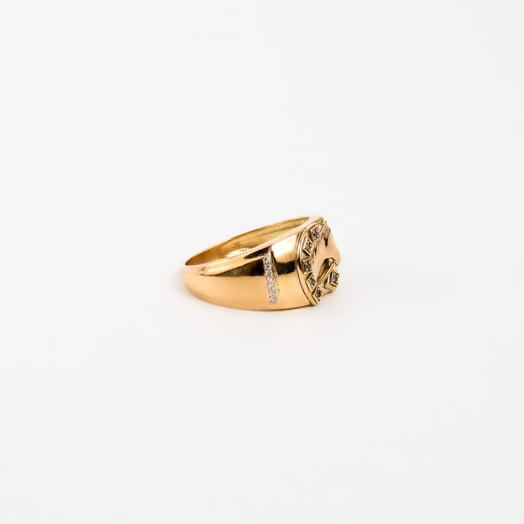 Leon Baker – Gold Horse Ring