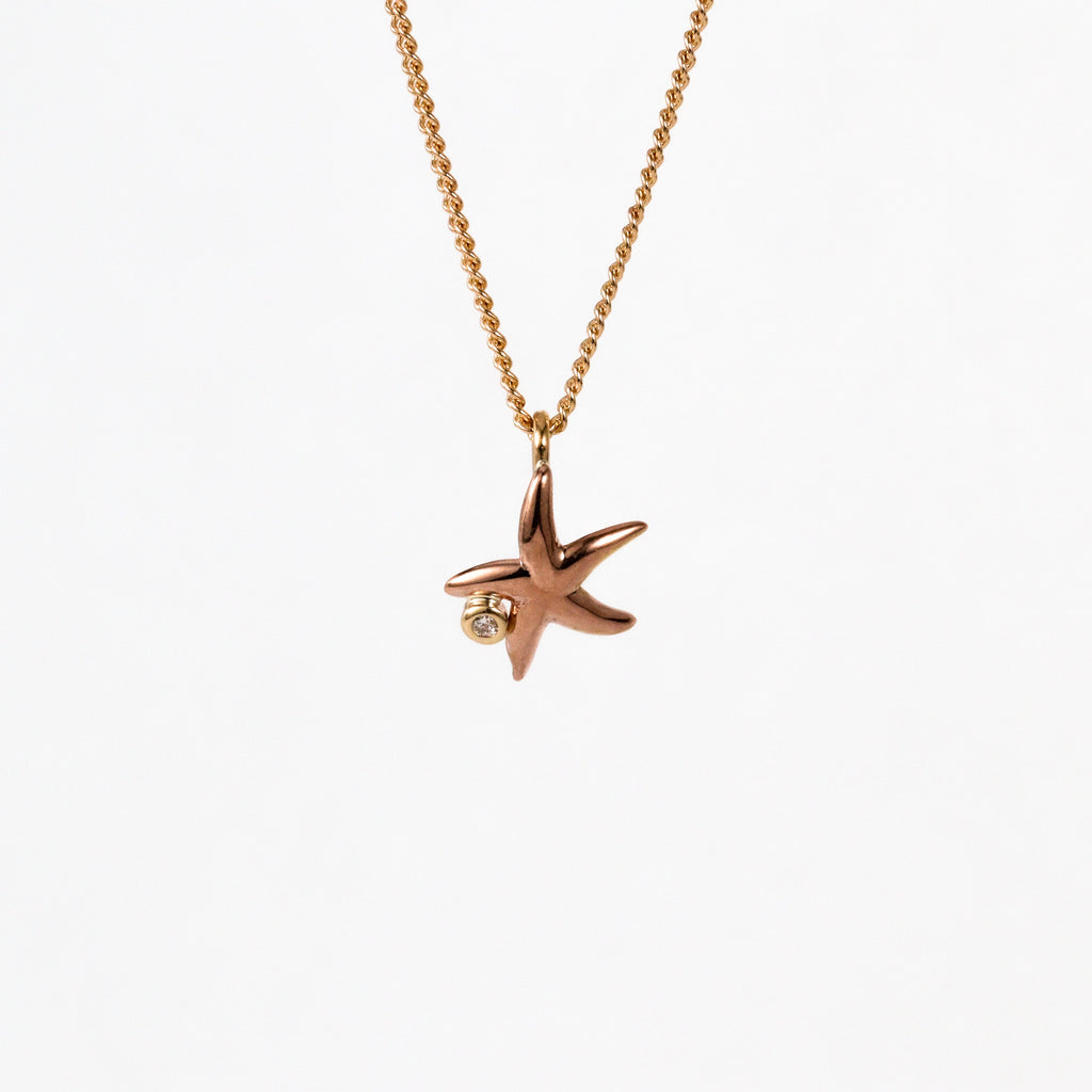 Coral Bay Jewels - Diamond Starfish Pendant
