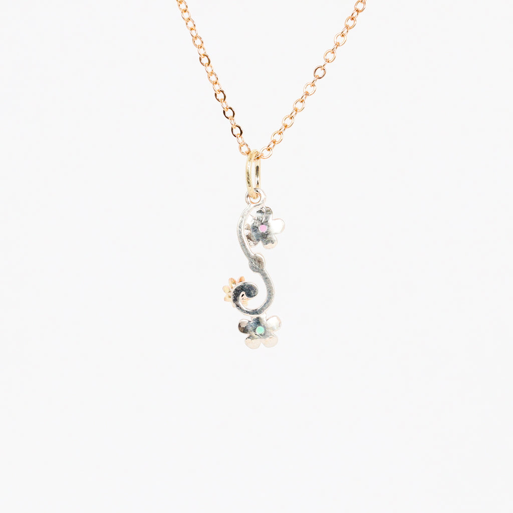 Leon Baker – Wildflower Two-Tone Pendant