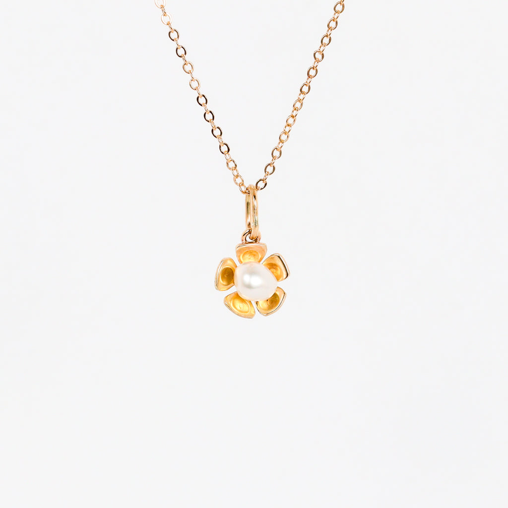 Leon Baker – 9K Yellow Gold Large Geraldton Wax Pendant