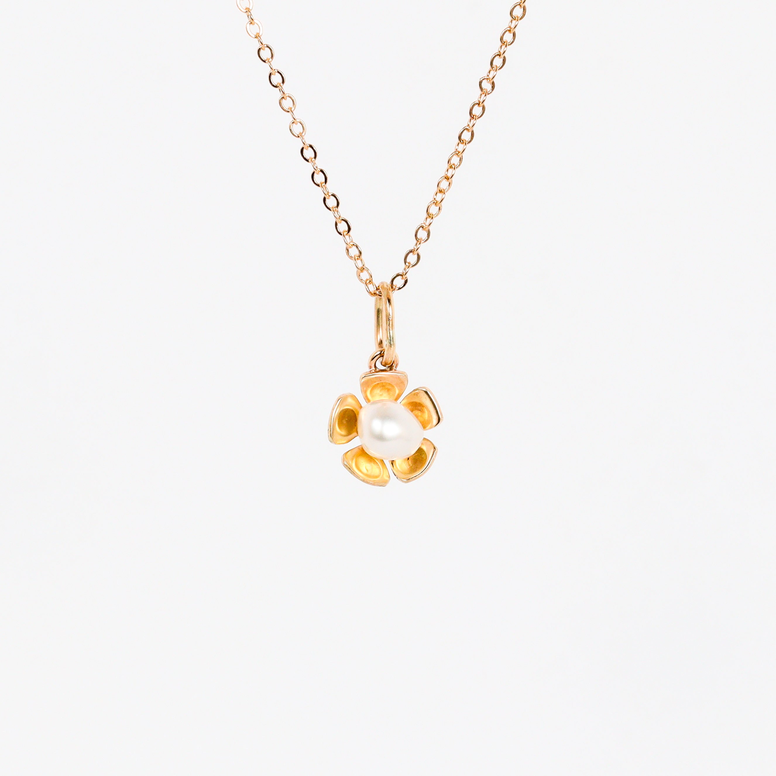 Leon Baker – 9K Yellow Gold Large Geraldton Wax Pendant