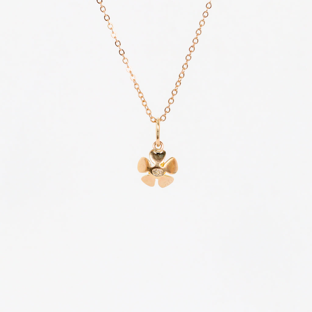 Leon Baker – 9K Yellow Gold Large Geraldton Wax Pendant