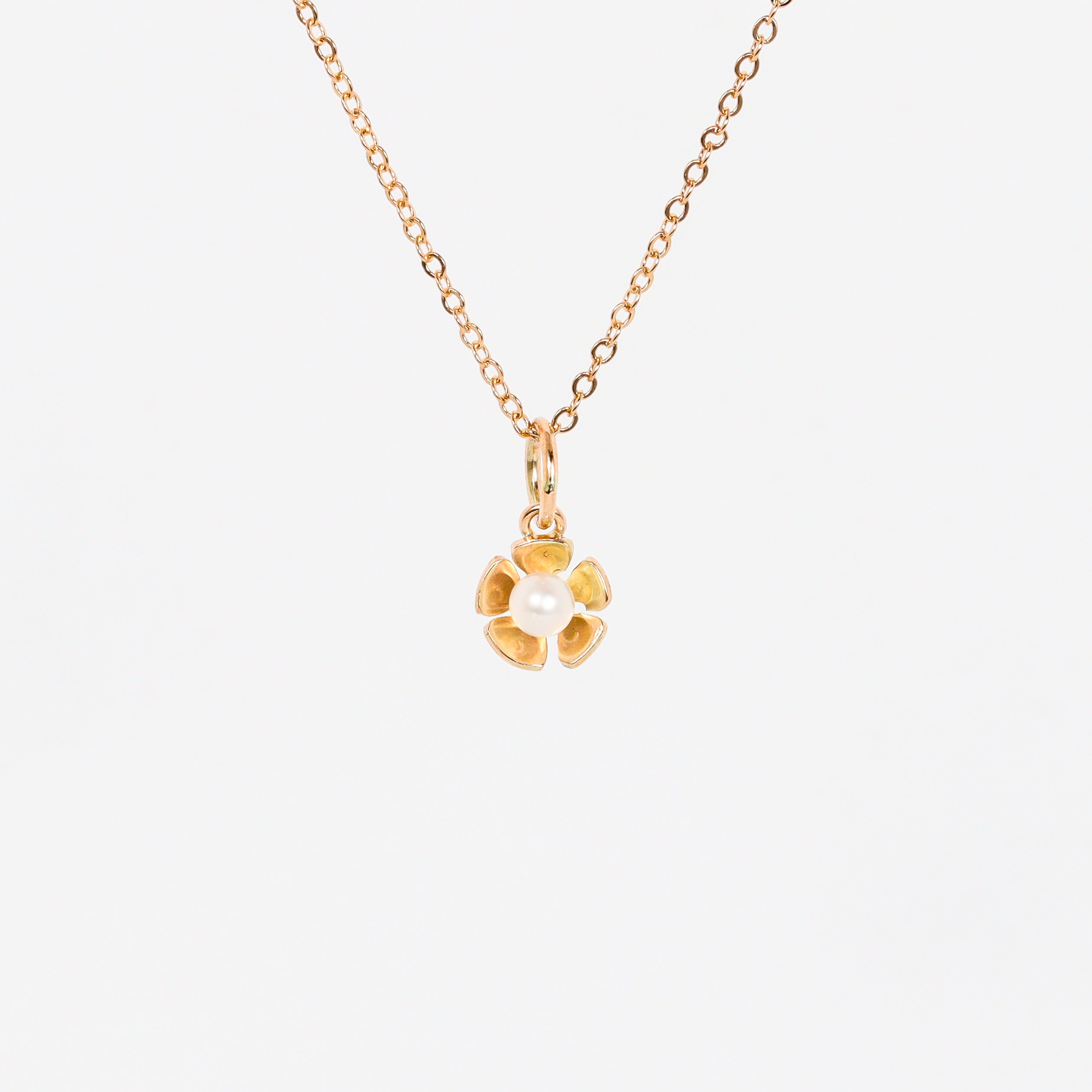 Leon Baker – 9K Yellow Gold Large Geraldton Wax Pendant