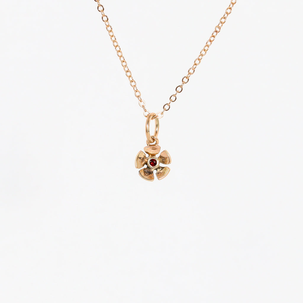 Leon Baker – 9K Yellow Gold Large Geraldton Wax Pendant