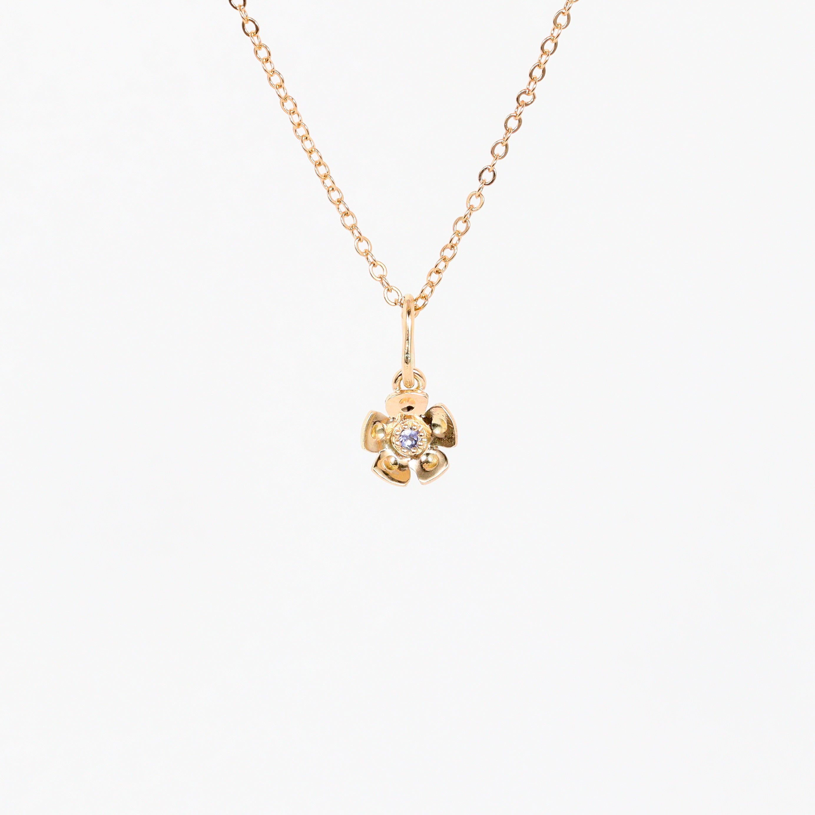 Leon Baker – 9K Yellow Gold Large Geraldton Wax Pendant