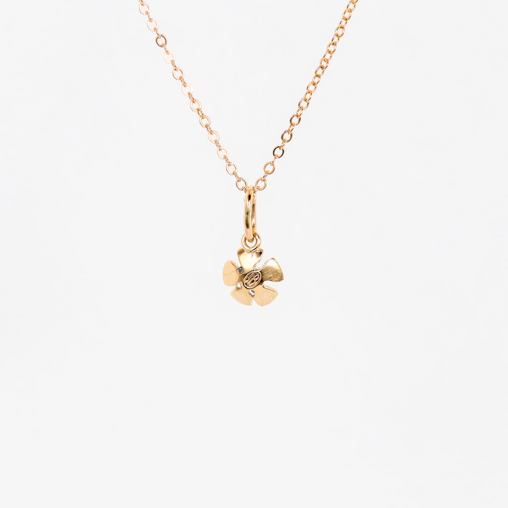 Leon Baker – 9K Yellow Gold Large Geraldton Wax Pendant