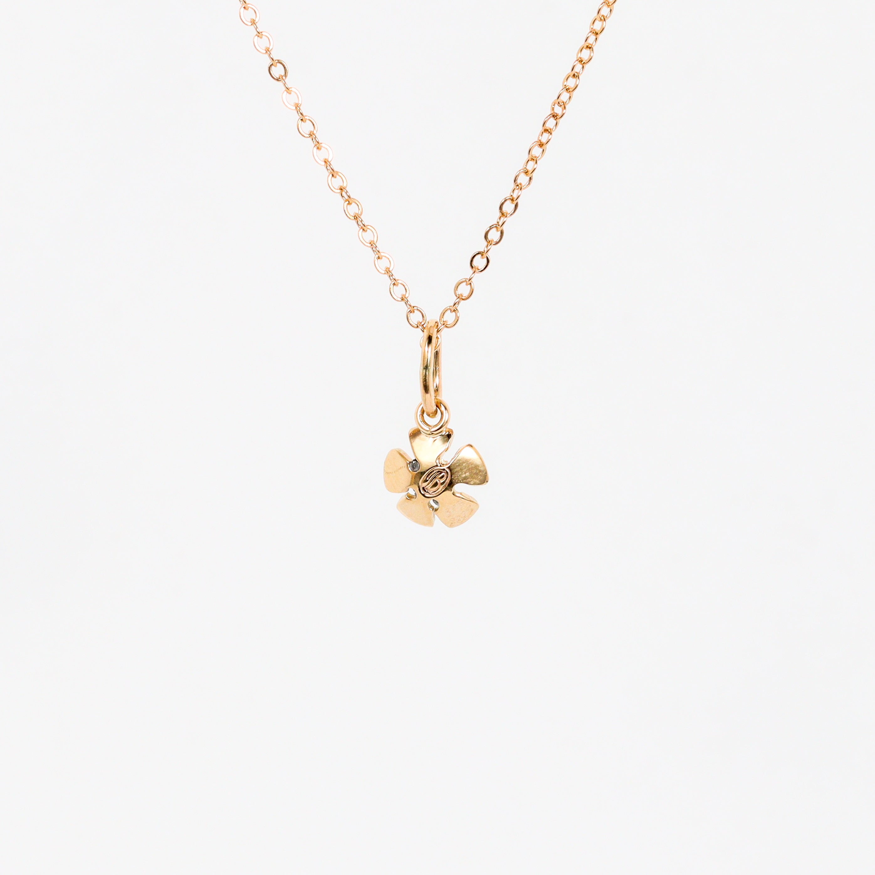 Leon Baker – 9K Yellow Gold Large Geraldton Wax Pendant