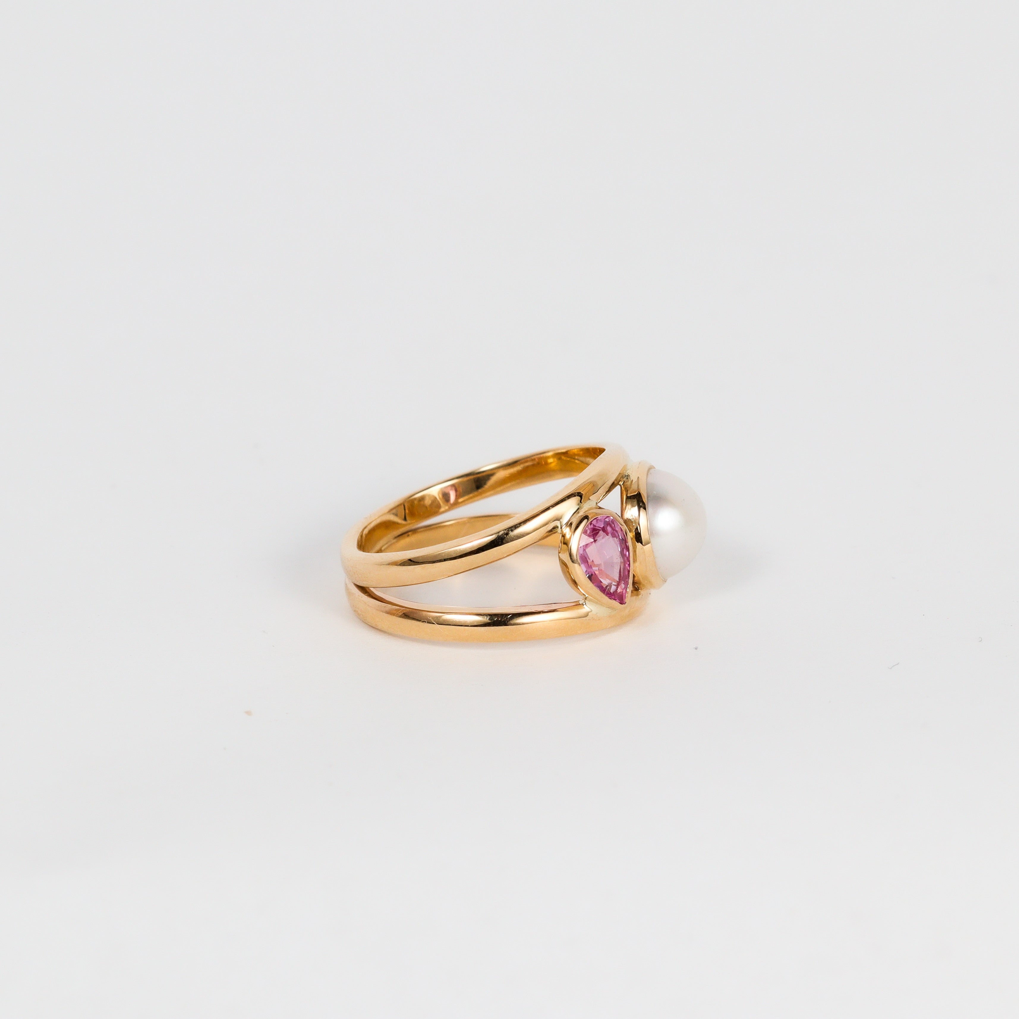 Coral Bay Jewels – Broome Pearl & Pink Sapphire Ring